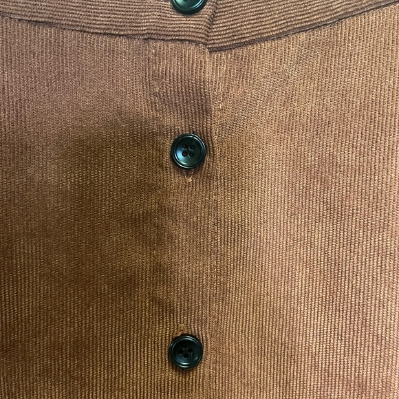 Shein Corduroy Style Button Down Circle Skirt Size 3XL - Picture 5 of 5